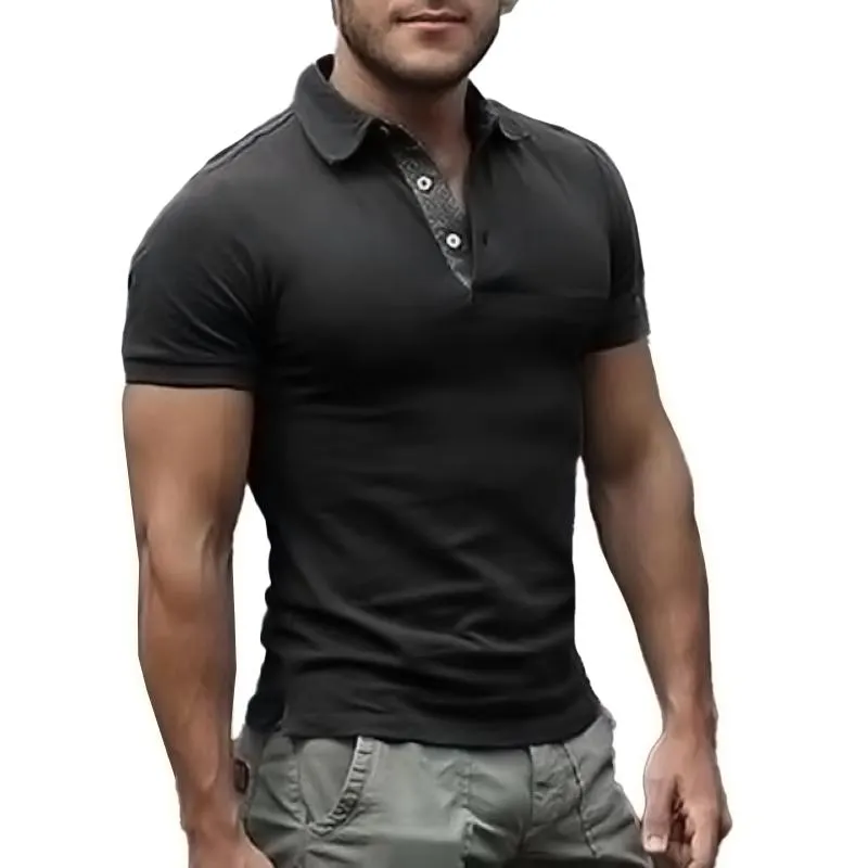 Men's Solid Short Sleeve Polo Shirt 66275471Z sold by Manly product image thumbnail 3