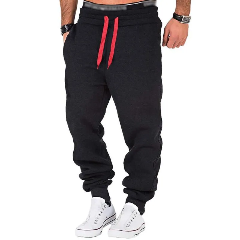 Men's Casual Sports Elastic Waist Sweatpants 11293301M sold by Manly