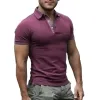 Men's Solid Short Sleeve Polo Shirt 66275471Z sold by Manly