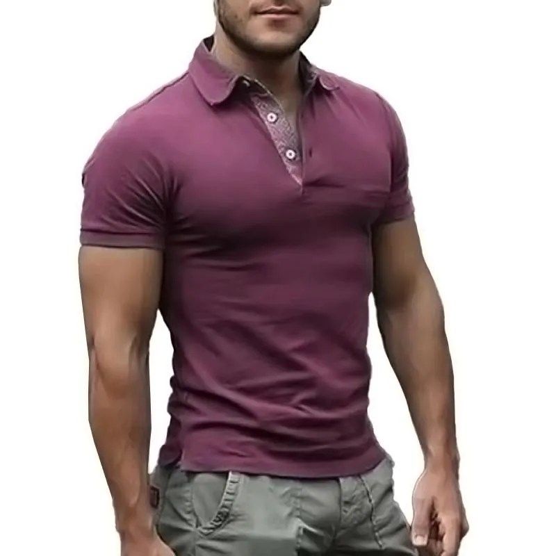 Men's Solid Short Sleeve Polo Shirt 66275471Z sold by Manly product image thumbnail 2