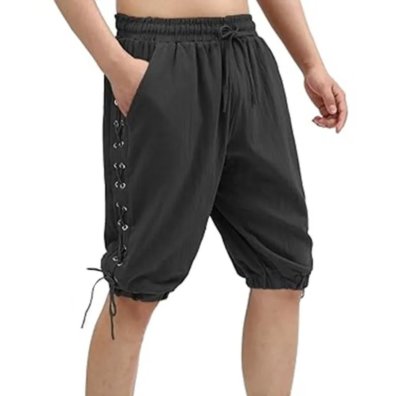 Men's Casual Solid Color Drawstring Pants 96689612Y sold by Manly