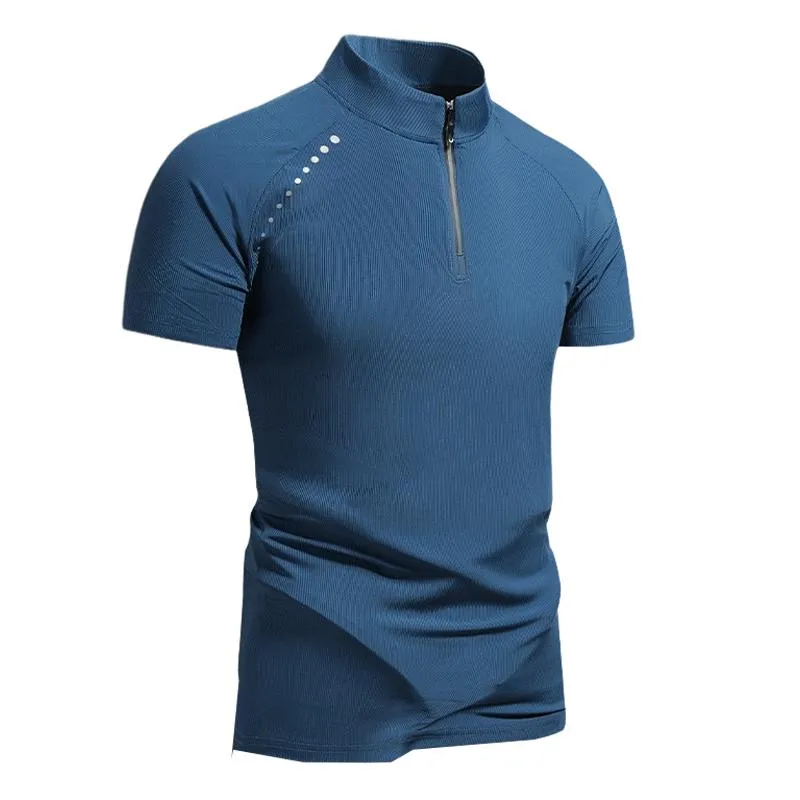 Men's Casual Quick-drying Breathable Stand-collar T-shirt 93148696X sold by Manly product image thumbnail 4
