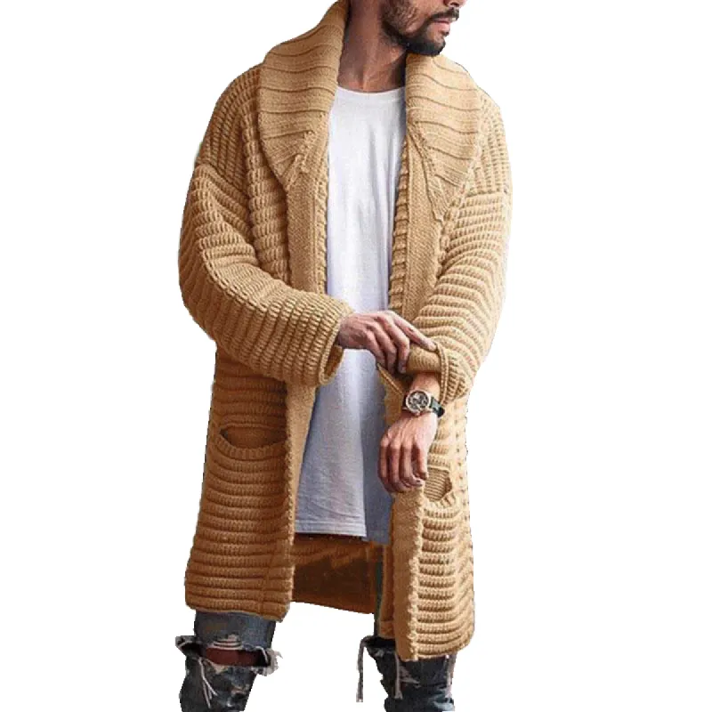 Men's Mid Length Lapel Cardigan 31367855M sold by Manly