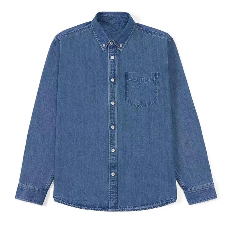 Men's Solid Button Casual Denim Shirt 30540218X sold by Manly product image thumbnail 4