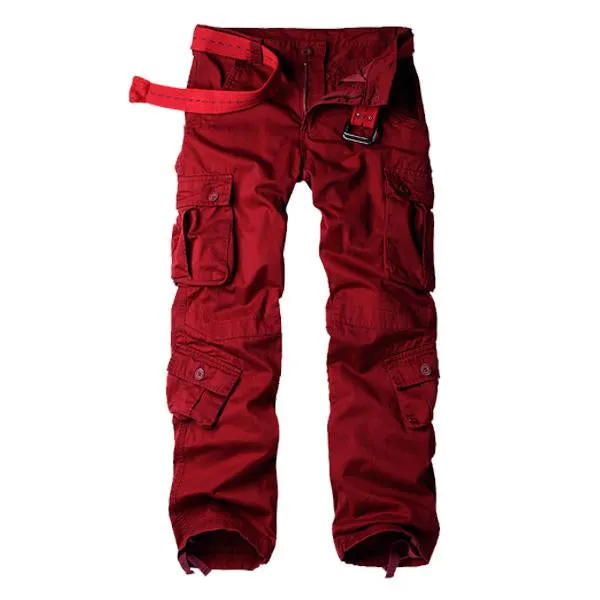 OUTDOOR MULTI-POCKET LOOSE CARGO PANTS (WITHOUT BELT) sold by Manly product image thumbnail 3