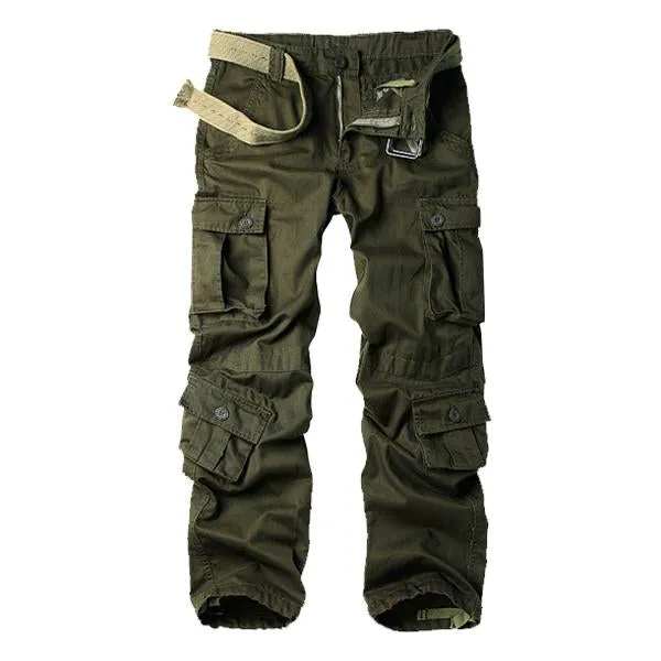 OUTDOOR MULTI-POCKET LOOSE CARGO PANTS (WITHOUT BELT) sold by Manly product image thumbnail 2