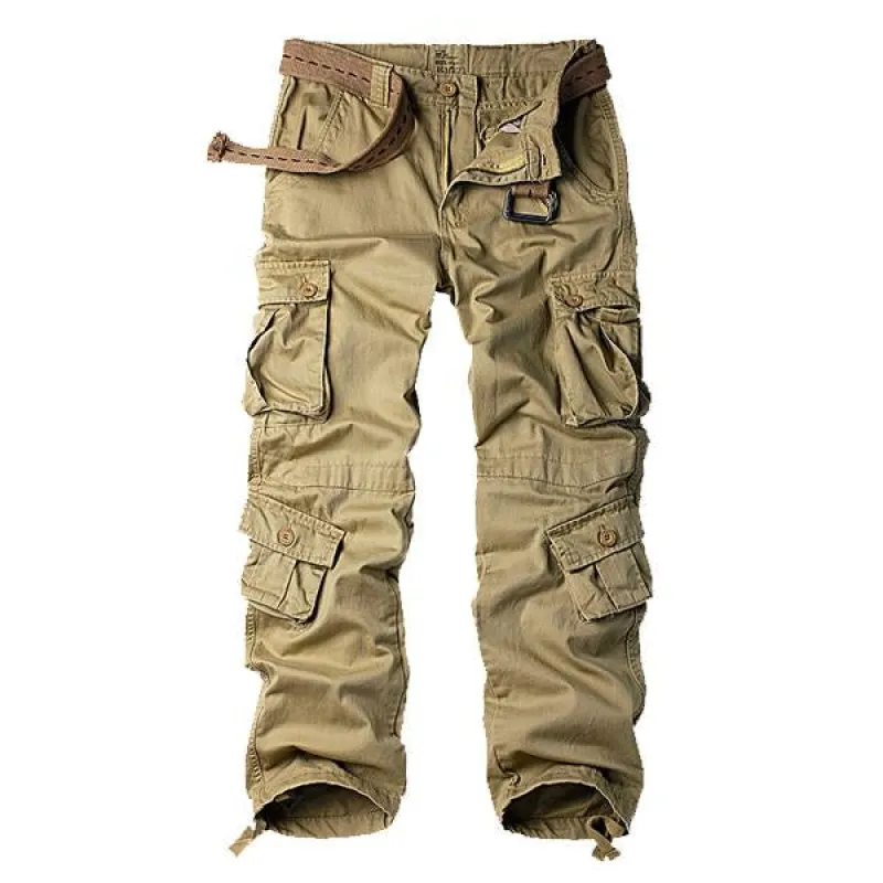 OUTDOOR MULTI-POCKET LOOSE CARGO PANTS (WITHOUT BELT) sold by Manly