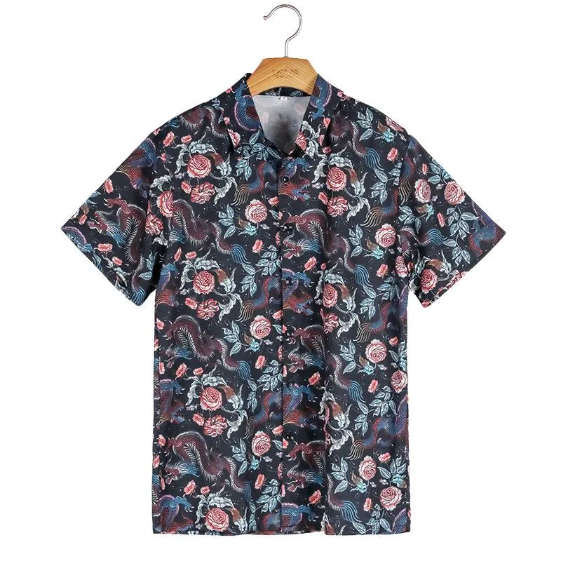 Men's Hawaiian Print Short Sleeve Shirt 28360709X sold by Manly product image thumbnail 3