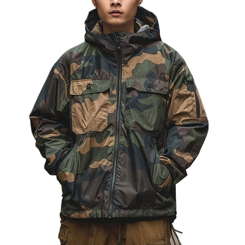 Men's Camouflage Windproof Outdoor Assault Hooded Jacket 55641030X sold by Manly