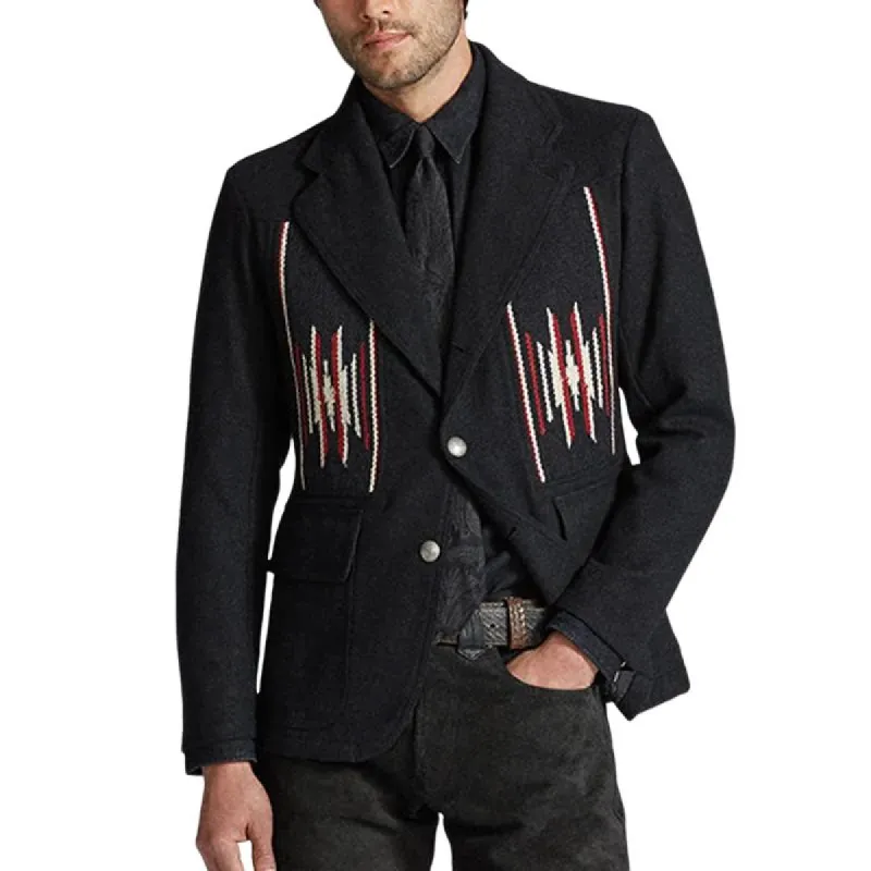 Men's Vintage Embroidered Single Breasted Blazer 80625014Y sold by Manly