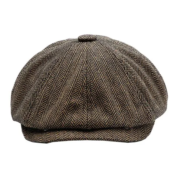 Men's British Vintage Herringbone Octagon Beret 27874947M sold by Manly product image thumbnail 2