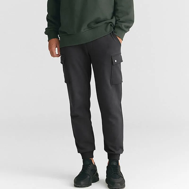 Men's Sport Solid Color Multi-Pocket Cargo Pants 45006079Y sold by Manly product image thumbnail 4