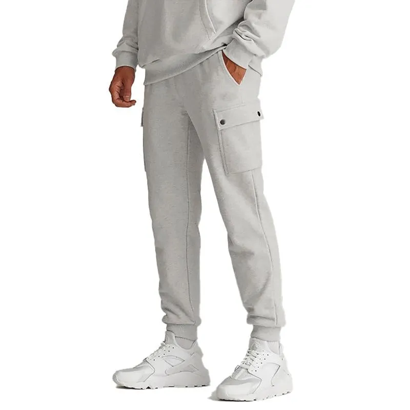 Men's Sport Solid Color Multi-Pocket Cargo Pants 45006079Y sold by Manly