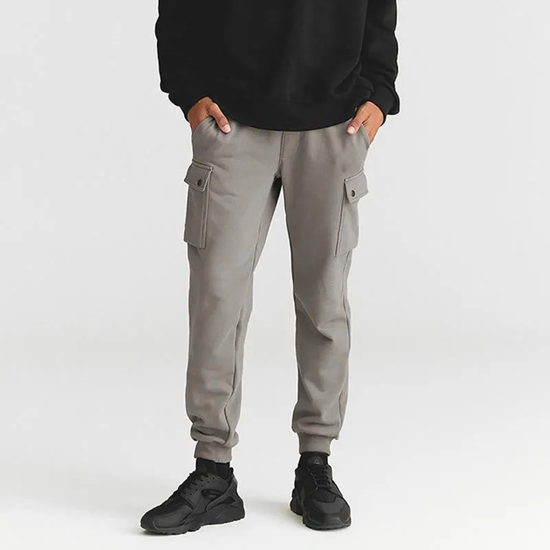 Men's Sport Solid Color Multi-Pocket Cargo Pants 45006079Y sold by Manly product image thumbnail 3