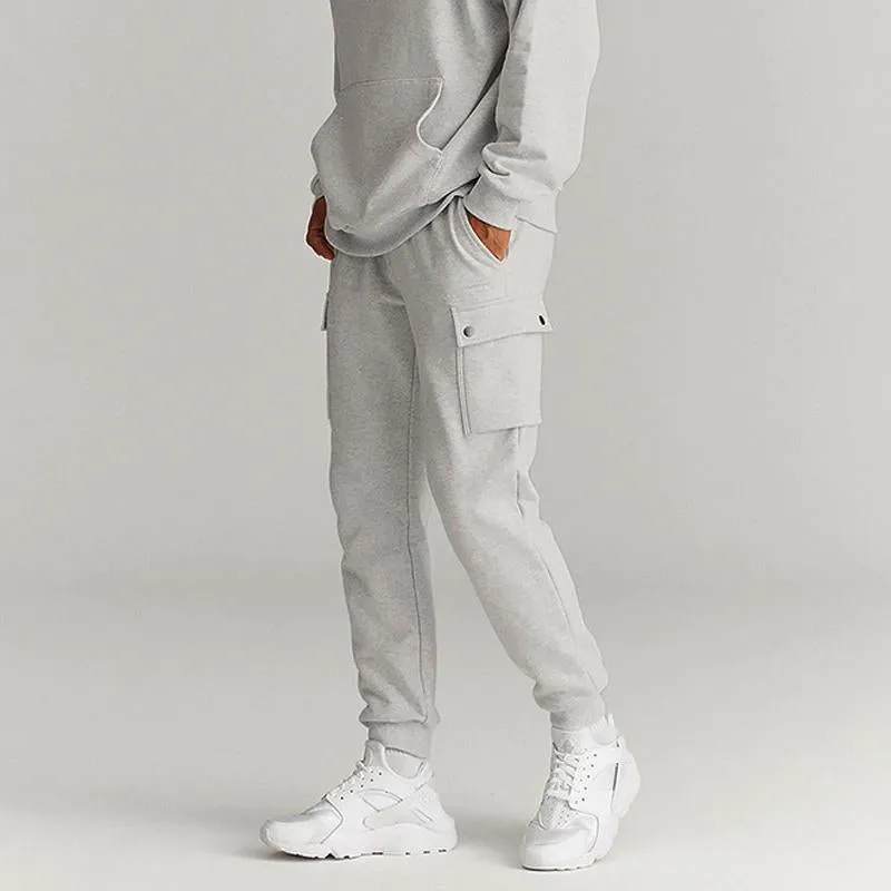 Men's Sport Solid Color Multi-Pocket Cargo Pants 45006079Y sold by Manly product image thumbnail 2