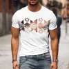 Men's Casual Ethnic Style Round Neck Short-sleeved T-shirt 69429841TO sold by Manly