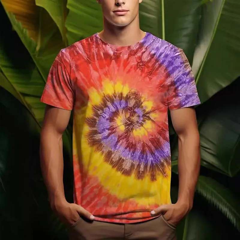 Men's Loose Printed Short Sleeve Crew Neck T-Shirt 82033768X sold by Manly product image thumbnail 3