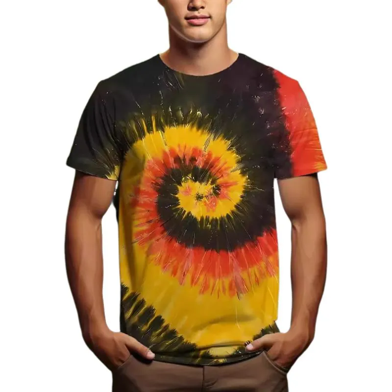 Men's Loose Printed Short Sleeve Crew Neck T-Shirt 82033768X sold by Manly