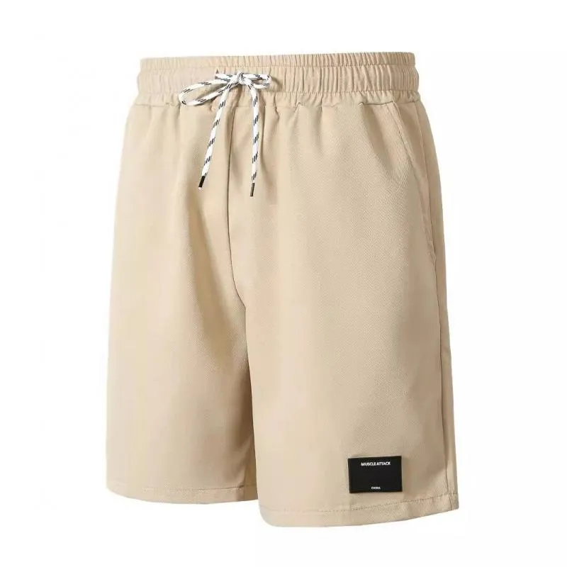 Men's Sports Casual Solid Color Drawstring Shorts 65974228Y sold by Manly product image thumbnail 3