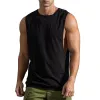 Men's Loose Solid Cooton Sports Tank Top 44374465Z sold by Manly