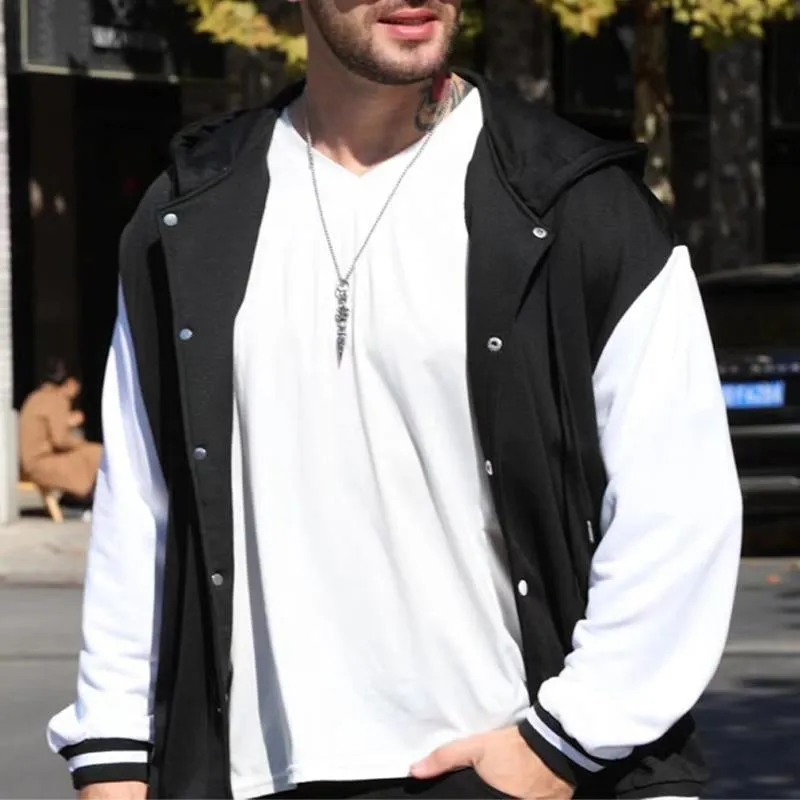 Men's Loose Casual Hooded Jacket 09277298X sold by Manly product image thumbnail 2