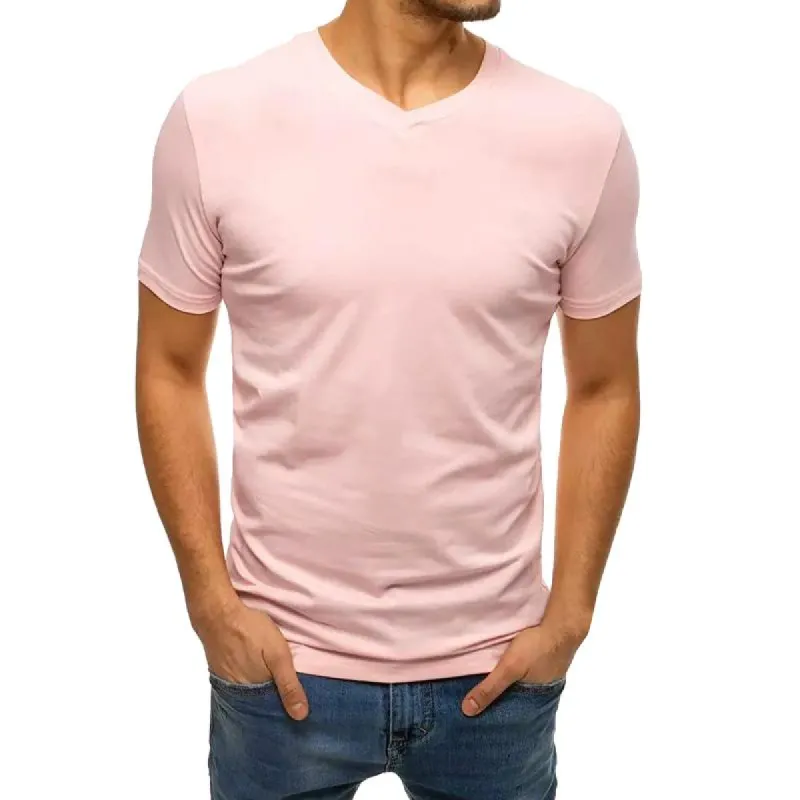 Men's Cotton V-Neck Short Sleeve T-Shirt 89763931X sold by Manly