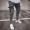 Men's Vintage Knee Multi Pocket Zipper Jeans 19924993X sold by Manly