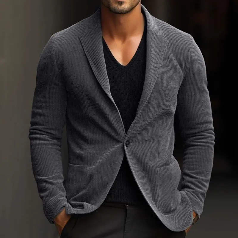 Men's Vintage Casual Corduroy Blazer 79830899TO sold by Manly product image thumbnail 2