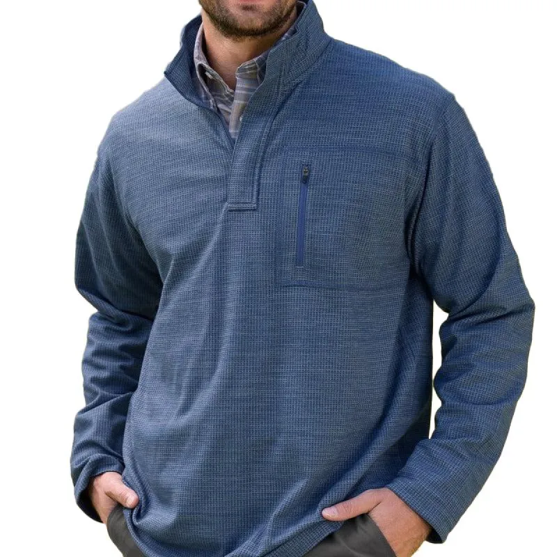Men's Vintage Solid Color Stand Collar Half Zip Pullover Sweatshirt 21652114X sold by Manly