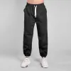Men's Cotton Blend Solid Stitching Elastic Waist Casual Sports Pants 11859621Z sold by Manly