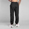 Men's Cotton Blend Solid Stitching Elastic Waist Casual Sports Pants 11859621Z sold by Manly