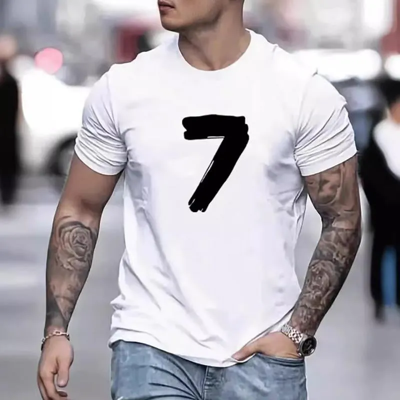 Men's Round Neck Cotton Printed Short Sleeve T-Shirt 10520481X sold by Manly product image thumbnail 3