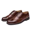 MEN'S BROGUE CARVED LEATHER SHOES 62932875 sold by Manly