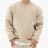 Men's Fashion Solid Color Loose Fit Sweatshirt 17549257Z sold by Manly