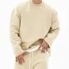Men's Fashion Solid Color Loose Fit Sweatshirt 17549257Z sold by Manly