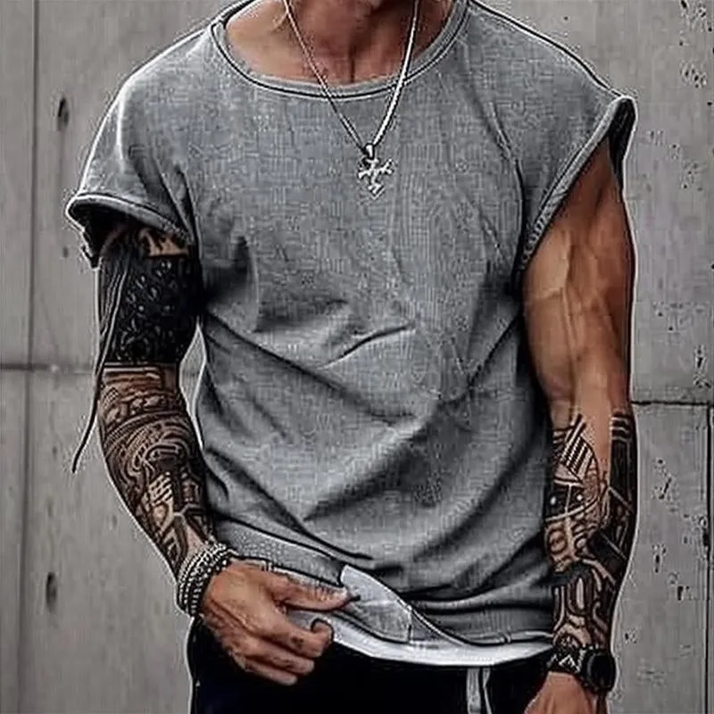 Men's Retro Casual Beach Sleeveless Tank Top 06346727TO sold by Manly product image thumbnail 2