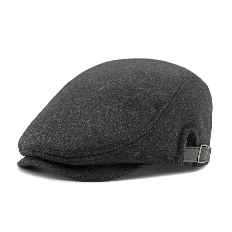 Men's Vintage Wool Blended Thermal Peaked Cap 12012843M sold by Manly
