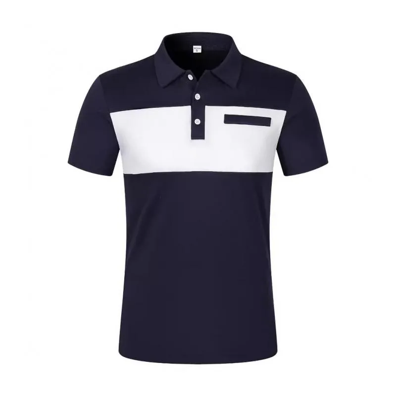 Men's Color Block Chest Pocket Short Sleeve Polo Shirt 60582616Y sold by Manly product image thumbnail 4