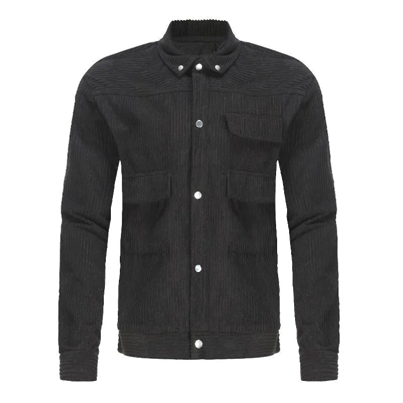 Men's Vintage Striped Textured Lapel Jacket 28377112X sold by Manly