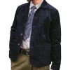 Men's Retro Corduroy Lapel Single Breasted Casual Jacket 49322159Z sold by Manly