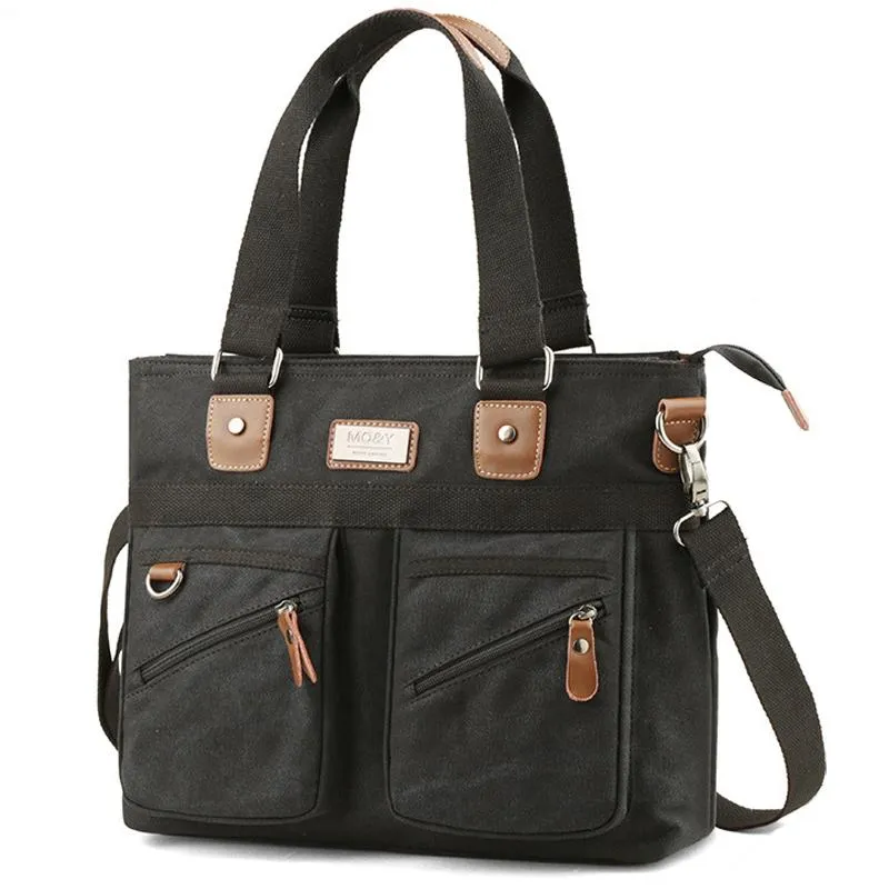 Men's Canvas Briefcase 41920168Q sold by Manly product image thumbnail 2