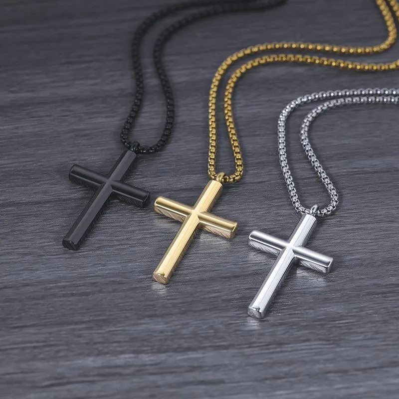 Casual Retro Simple Cross Necklace 96782856TO sold by Manly product image thumbnail 2