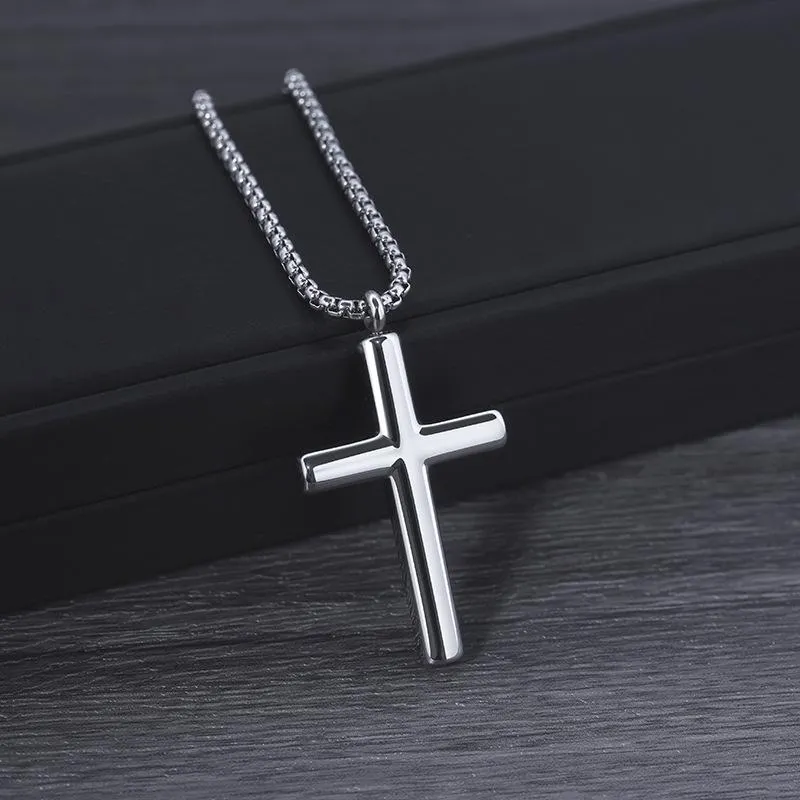 Casual Retro Simple Cross Necklace 96782856TO sold by Manly product image thumbnail 3