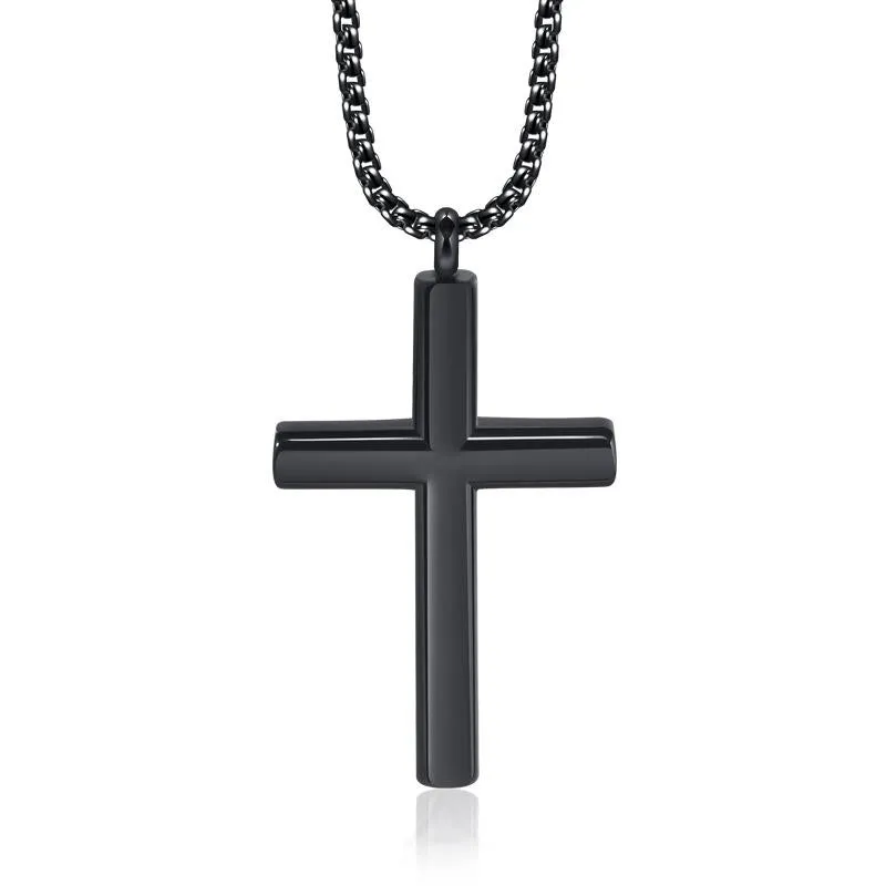Casual Retro Simple Cross Necklace 96782856TO sold by Manly