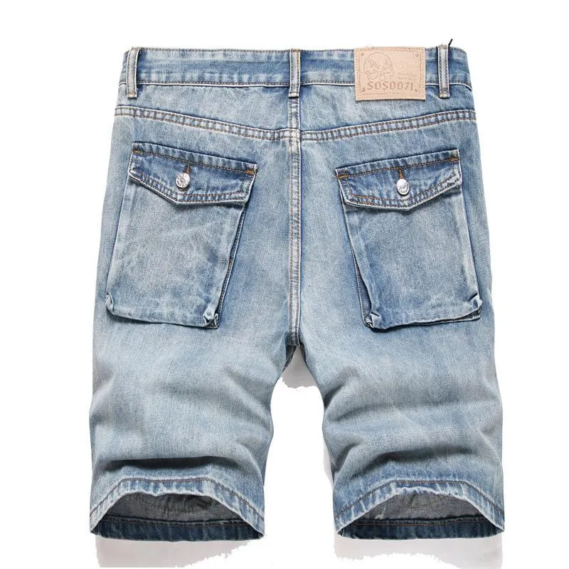 Men's Multi-Pocket Denim Cargo Shorts 76839735Y sold by Manly product image thumbnail 2