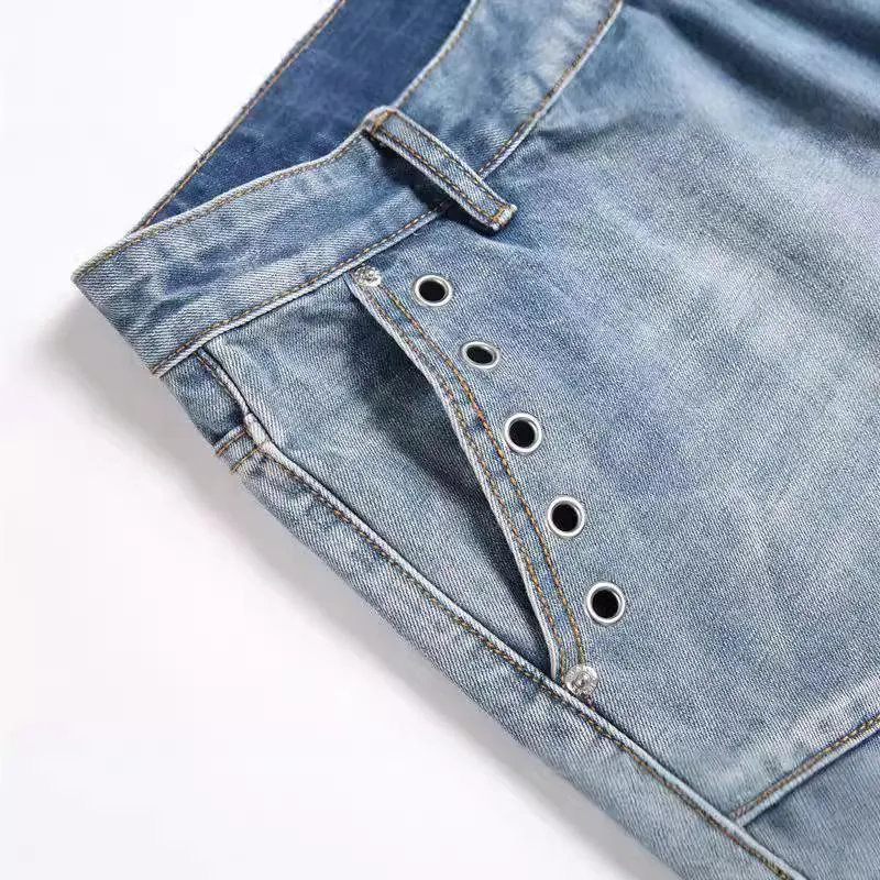 Men's Multi-Pocket Denim Cargo Shorts 76839735Y sold by Manly product image thumbnail 4