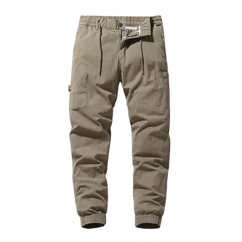 Men's Casual Outdoor Cotton Multi-Pocket Slim Fit Workwear Pants 54175680M sold by Manly product image thumbnail 4