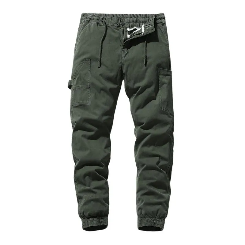 Men's Casual Outdoor Cotton Multi-Pocket Slim Fit Workwear Pants 54175680M sold by Manly product image thumbnail 3