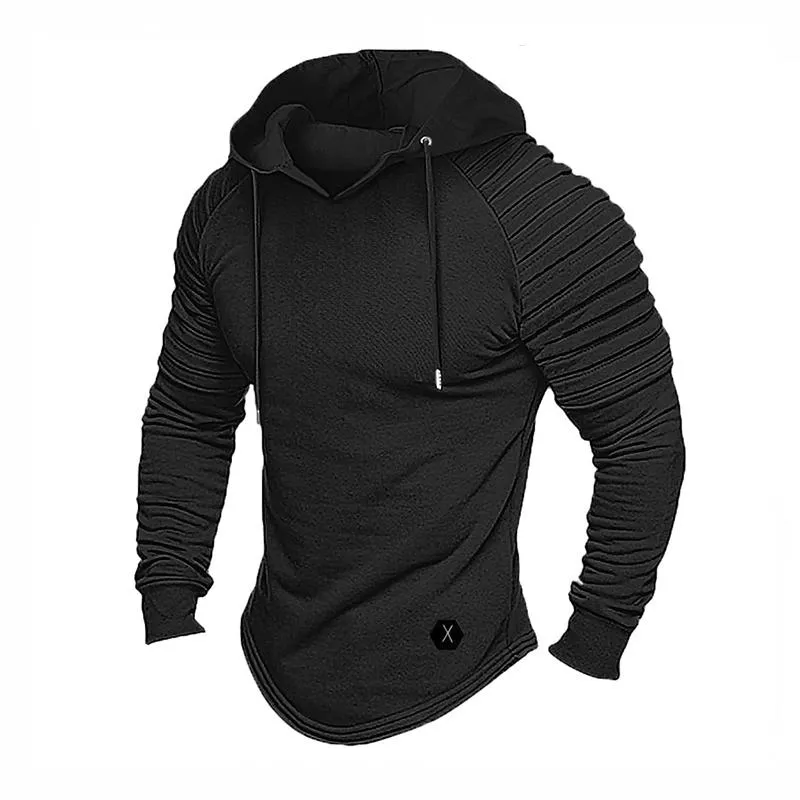 Men's Solid Plush Long Sleeve Loose Casual Hoodie 15405229Z sold by Manly product image thumbnail 5