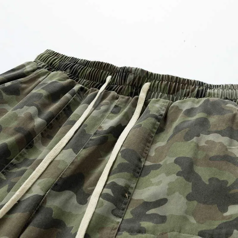 Men's Casual Thin Washed Camouflage Loose Cargo Shorts 10051908M sold by Manly product image thumbnail 5